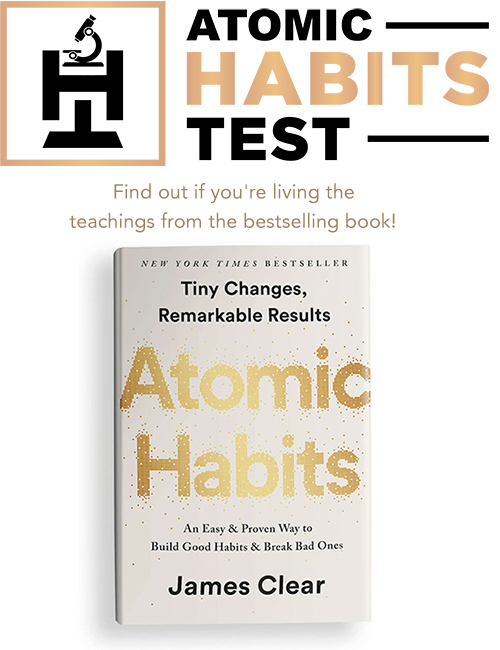 Atomic Habits Test Book Logo